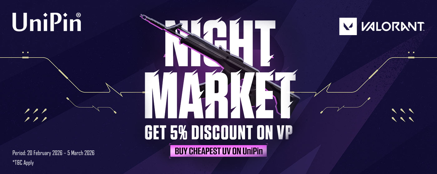 Enjoy 5% Discount on Valorant Top-Ups – Night Market Event (US)